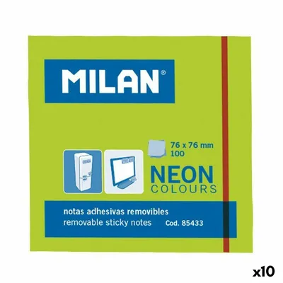 Immagine prodotto di Sticky notes Milano 76 x 76 mm verde 10 pezzi