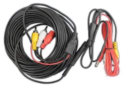 Produktbild von Carmedien Rückfahrkamera Anschlusskabel Cinch 15 Meter 6mm mini Steckverbindung