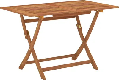 Obrázek produktu pro Skládací zahradní stůl 120x70x75 cm masivní eukalyptové dřevo