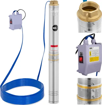 Produktbild von Tiefbrunnenpumpe STAL 1500 W 10800 l/h bis 54 m