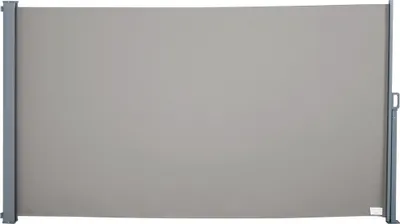 Produktbild von Outsunny Seitenmarkise, Sichtschutz, Sonnenschutz, Seitenrollo, Blickschutz, Polyester, Grau, 300 x 160 cm