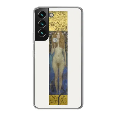 Produktbild von MuchoWow® Handyhülle Schutzhülle Hülle für Samsung Galaxy S22 Nuda veritas - Gustav Klimt Silikon Softcase Handy Hülle - Mobiltelefonhülle