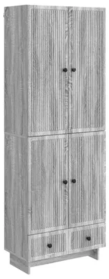 Obrázek produktu pro Sada skříněk 2 pcs Šedý Sonoma 66 x 34,5 x 95 cm