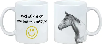 Zdjęcie produktu dla Akhal-Teke - Kubek z motywem konia, wesoły kubek dla miłośników psów, spersonalizowany produkt marki Art-Dog