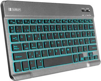 Image de Subblim Smart Backlit Bluetooth Gris Espagnol QWERTY