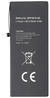 Produktbild von Akku passend für den Apple iPhone 6S plus Akku 616-00045, 2750mAh max. 10.5Wh