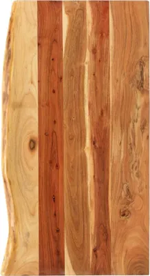 Zdjęcie produktu dla Blat łazienkowy, lite drewno akacjowe, 100x52x2,5 cm