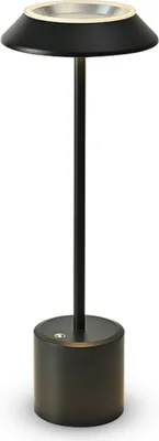 Obrázok produktu pre Bezdrôtová stolná lampa, stolná LED lampa, dotykové dobíjanie stolnej lampy, plynulé stmievanie, teplota farieb 3000K-6500K, dobíjateľná batéria 4000 mAh - čierna