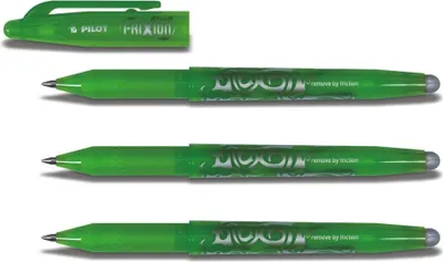 Produktbild von Pilot Frixion Ball Tintenroller 3er-Set hellgrün