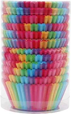 Produktbild von Regenbogenvormpjes aus buntem Papier, 200 Stück