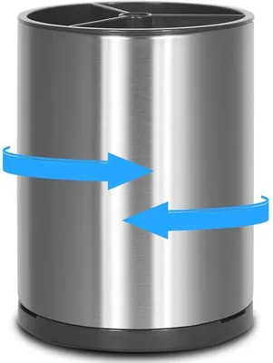 Produktbild von Küchenutensilienhalter 360° drehbar, langlebig, Edelstahl, 1 Stück