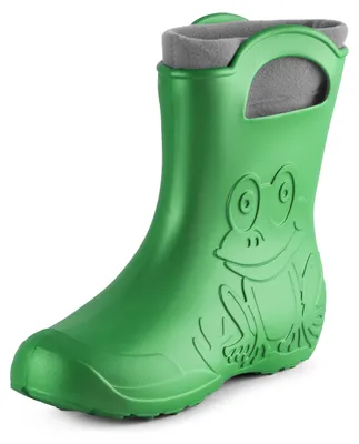 Produktbild von Ladeheid Damen federleichte Eva Gummistiefel Regenschuhe gefüttert LA-CA-12 (Smaragdgrün, 36/37 EU)