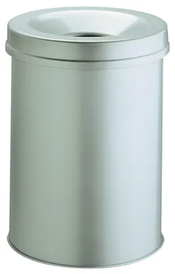 Zdjęcie produktu dla DURABLE Kosz na ?mieci SAFE 15L okr?g?y, Szary, 330510