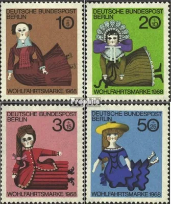Produktbild von Briefmarken Berlin (West) 1968 Mi 322-325 (kompl.Ausgabe) postfrisch Puppen