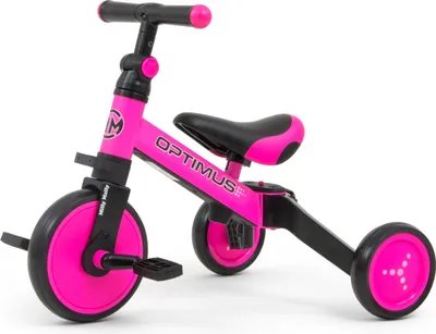 Obrázok produktu pre 3V1 Bicykel Optimus Ružový 2711 Milly Mally