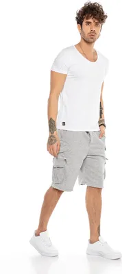 Produktbild von Red Bridge Herren Shorts Kurze Hose Cargo Sweatpants Premium