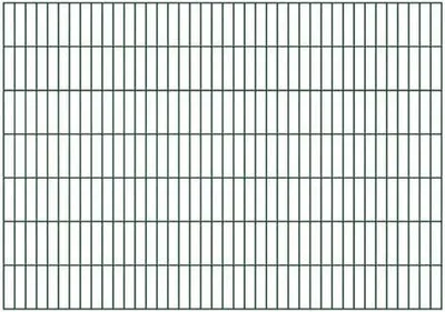 Zdjęcie produktu dla Alberts 642853 Płot podwójny, powlekany tworzywem sztucznym, zielony, wysokość 140 cm
