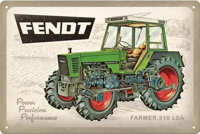 Produktbild von Nostalgic-Art - Blechschild 20 x 30cm - Fendt – Farmer