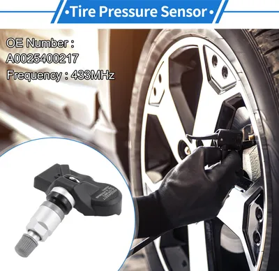 Image de Capteur De Pression Des Pneus Capteur De Surveillance De La Pression Des Pneus No.A0025400217 Pour Chrysler 300 2019 1 Pc 433Mhz