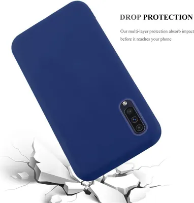 Image de Cadorabo Housse pour Samsung Galaxy A50 4G / A50s / A30s Housse en bleu Housse téléphone portable TPU silicone Etui Case Cover