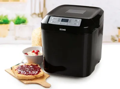 Produktbild von Brotbackautomat Cool Touch bis 1kg + Extra Knethaken, Brot backen im Brotautomat