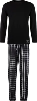 Produktbild von AUTHENTIC LE JOGGER Pyjama 2 -teilig schwarz-kariert Größe 52/54