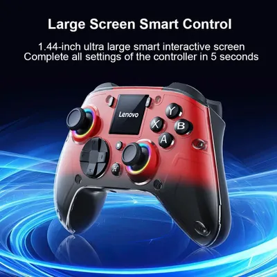 Produktbild von X01 - Kabelloses Gamepad/Controller - 3,66 cm Display - 6-Achsen & Dual-Vibration - Hall-Trigger & Hall-Joysticks - Bluetooth/2,4G/USB‑C - Für Switch/PC/Android/iOS/PS4 - Weiß