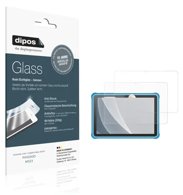 Produktbild von 2x Schutzfolie für PIXGOOD M323 matt - Anti-Shock 9H Folie dipos Glass Kunststoffglas