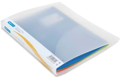 Produktbild von RAPESCO Ringbuch DIN A4 2-Ring-Mechanik Rückenbreite: 35 mm transparent