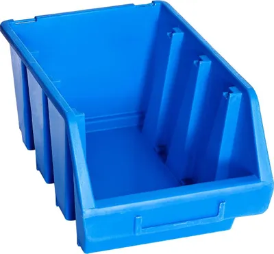Produktbild von vidaXL Stapelboxen 20 Stk. Blau Kunststoff