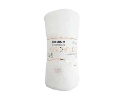 weiße Kiuscheldecke