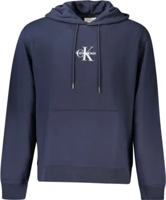 Produktbild von Herren-Kapuzenpullover Blau - Weiches Sweatshirt mit Kängurutasche