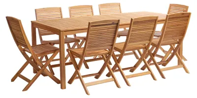 Produktbild von Gartenmöbel aus Akazienholz für 8 Personen