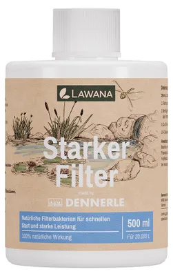 Produktbild von Lawana Starker Filter, 500 ml - Natürliche Filterbakterien für schnellen Start und starke Leistung