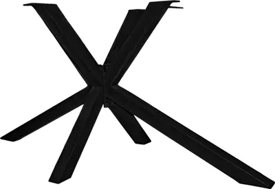 Produktbild von SIT Möbel Tischgestell | sternförmig | Stahl antikschwarz | B 160 x T 74 x H 74 cm | 07119-11 | Serie TOPS & TABLES