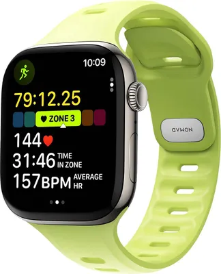 Zdjęcie produktu dla Nomad Tempo Band, Band, Smartwatch, Jasnozielony, Apple, 45mm / 46mm, Guma