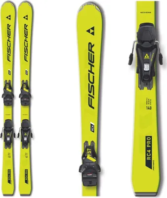 Obrázek produktu pro Alpské lyže FISCHER RC4 Pro JRS + FS 7 GW CA JRS žluté 150 cm