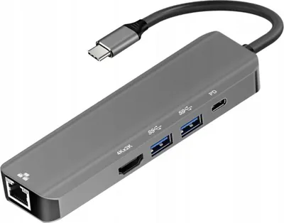 Immagine prodotto di Adattatore HUB 5in1 USB C ART OEM-C15-1 argento