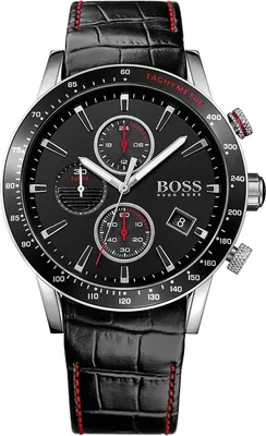 Produktbild von Hugo Boss Herrenuhr Edelstahl Leder Rafale Model HB1513390