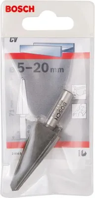 Produktbild von Blechschälbohrer Chrom-Vanadium, zylindrisch, 5 - 20 mm, 71 mm, 8 mm