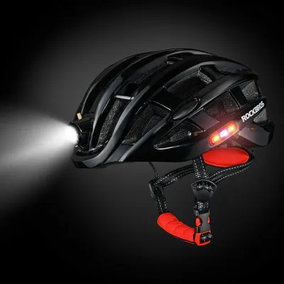 Obrázok produktu pre ROCKBROS Cyklistická prilba Vodotesná cyklistická prilba Muži Ženy Bezpečnostná prilba 57-62cm čierna