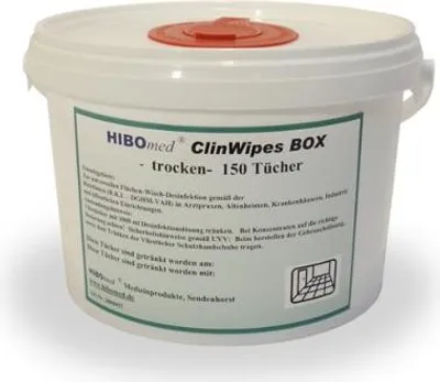 Produktbild von Desinfektions- und Reinigungstücher ClinWipes 150 Nachfüllpack mit 2x150 Vliestüchern>>>>