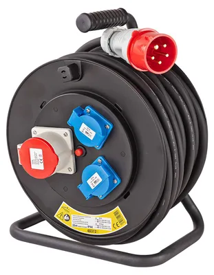 Kestek Kabeltrommel 25m 400Volt H05RR-F 5G2,5mm² IP44 4066986403125 398238 40312KT 40312