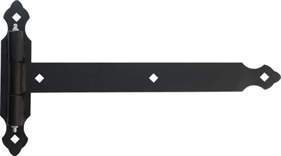 Produktbild von Ladenband Torband T-Scharniere T-Bänder 400 mm Platte 230 mm Schwere Schwarz