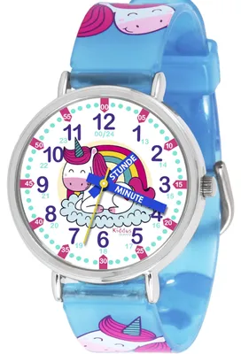 Imagen del producto de Reloj de pulsera analógico para niños Kiddus Lernuhr, a partir de 5 años, para niños y niñas
