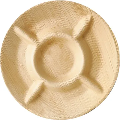 Image de Papstar Assiette feuille de palme pure 245x20 mm 6 pièces
