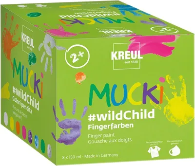 Image de KREUL 2305 KREUL peinture au doigt "MUCKI", set Premium #wildChild