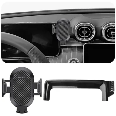 Image de Support pour téléphone de voiture AOUKKL, compatible avec les modèles Mercedes-Benz Classe C (2022-2024) et GLC (2023)