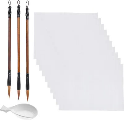 Productafbeelding van Water schrijven doek - Set van 10 - Kalligrafie herbruikbare water tekening schrijven doek