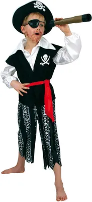 Produktbild von Captain Larson Pirat Kinder Karneval Fasching Kostüm 140